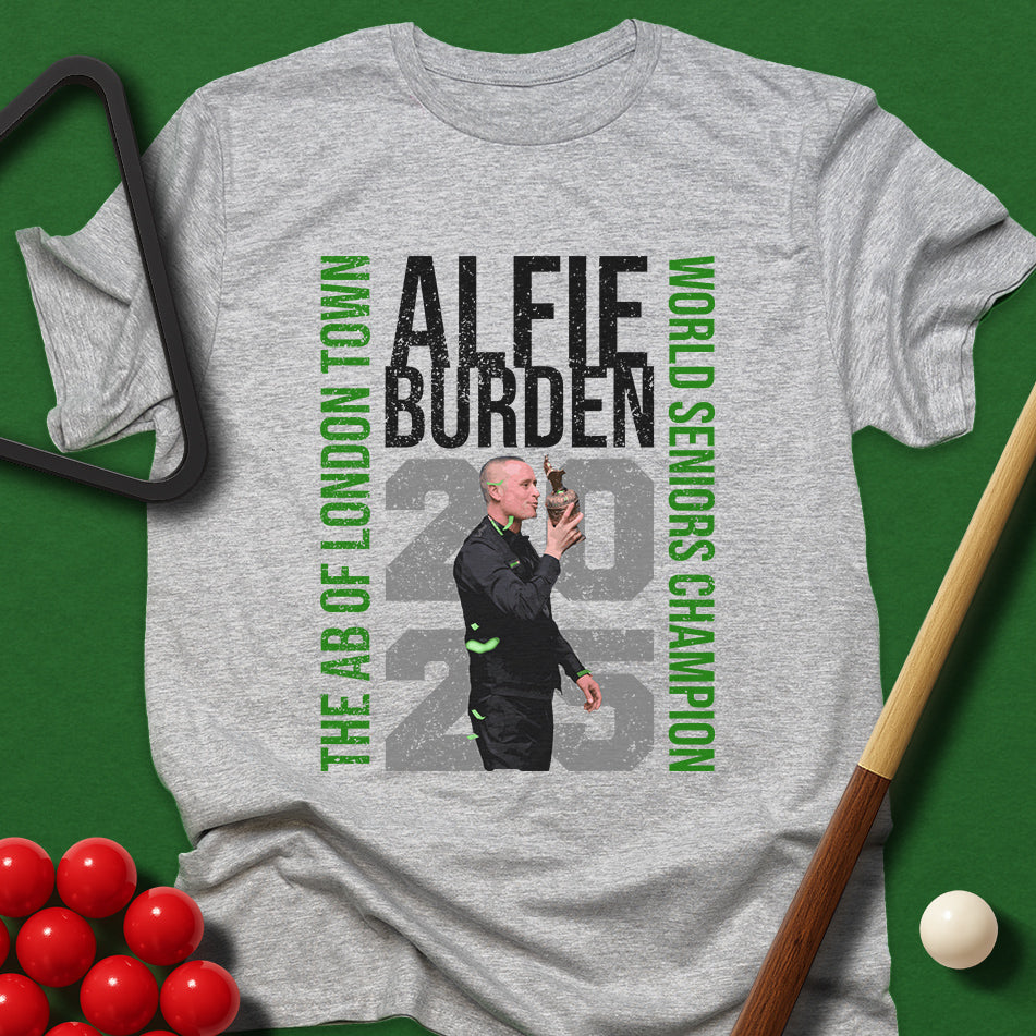 Alfie Burden - World Seniors Champion 2025 T-Shirt