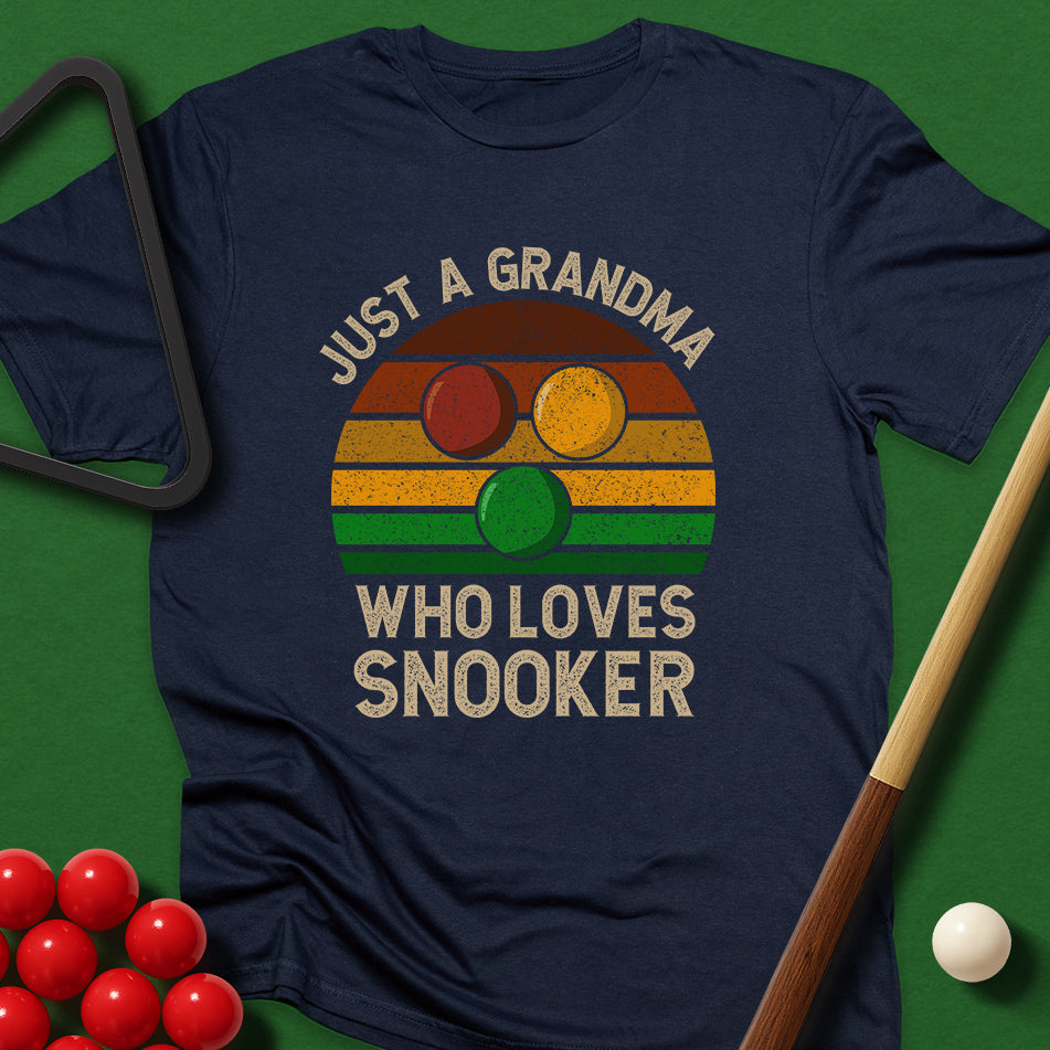 Just A Grandma Who Loves Snooker T-Shirt