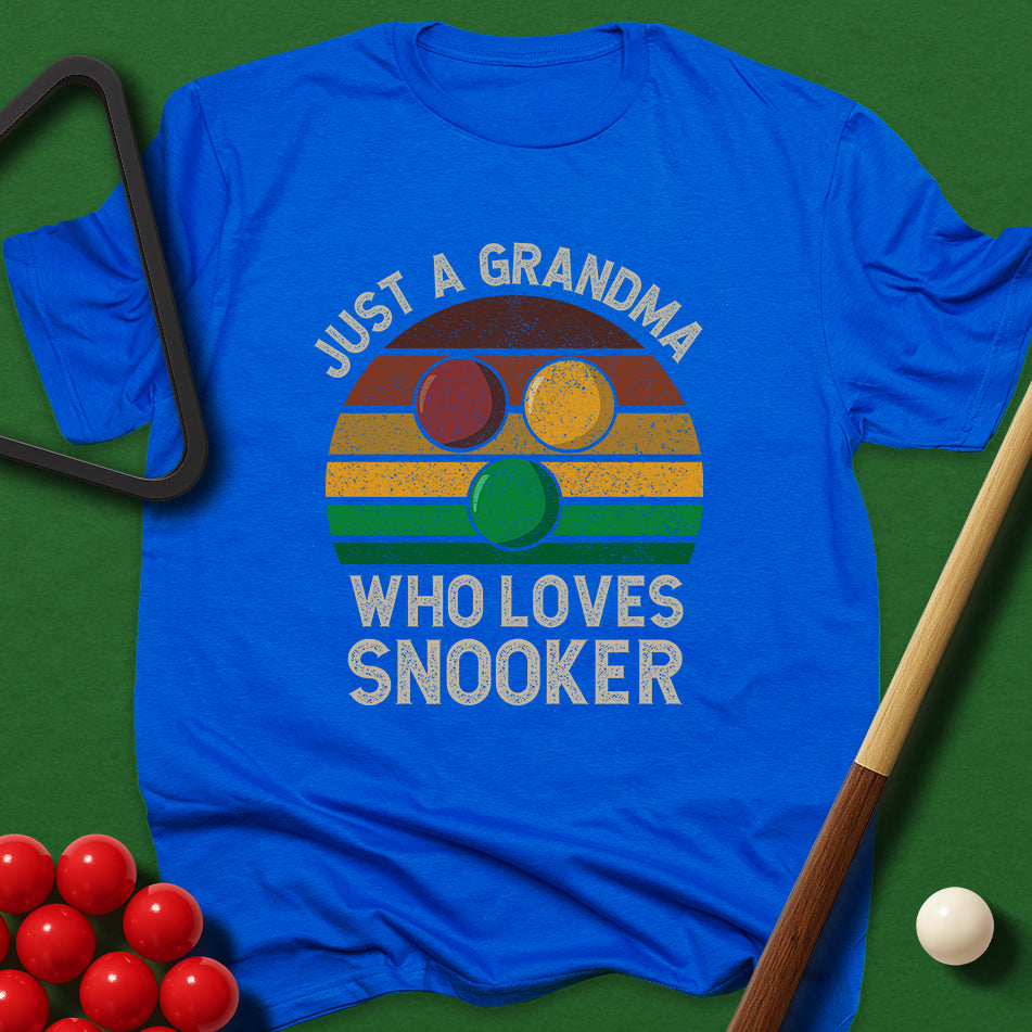 Just A Grandma Who Loves Snooker T-Shirt