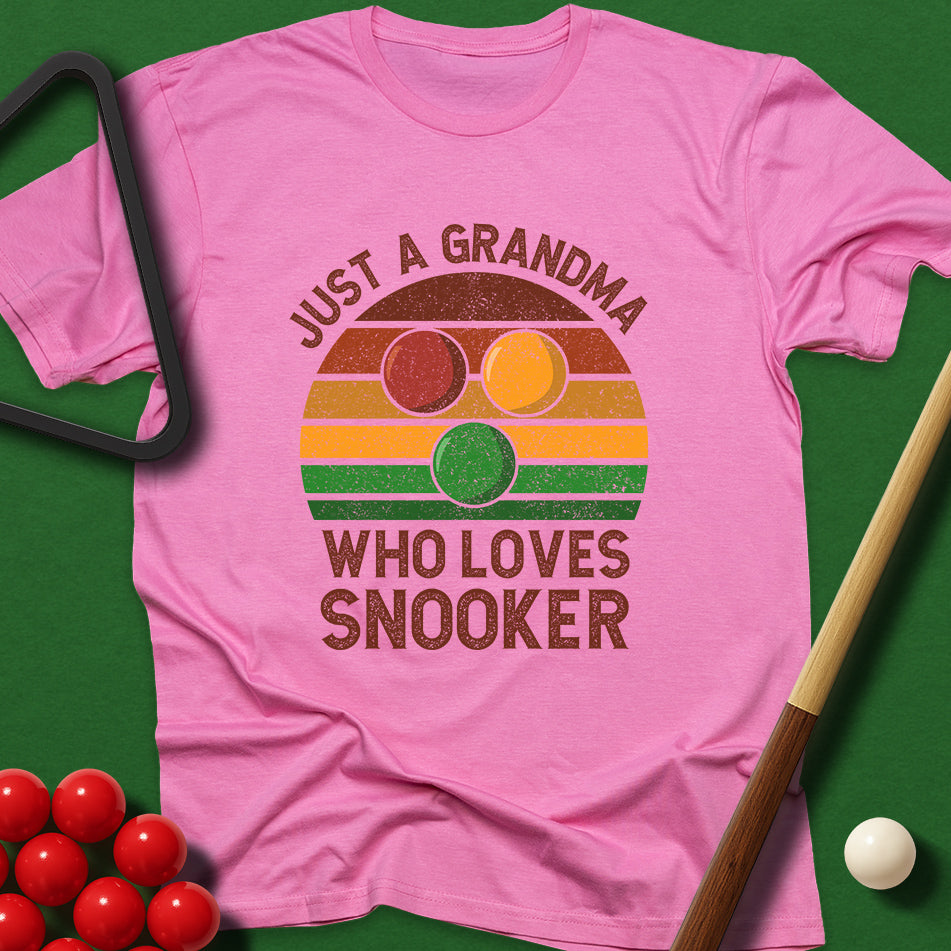 Just A Grandma Who Loves Snooker T-Shirt