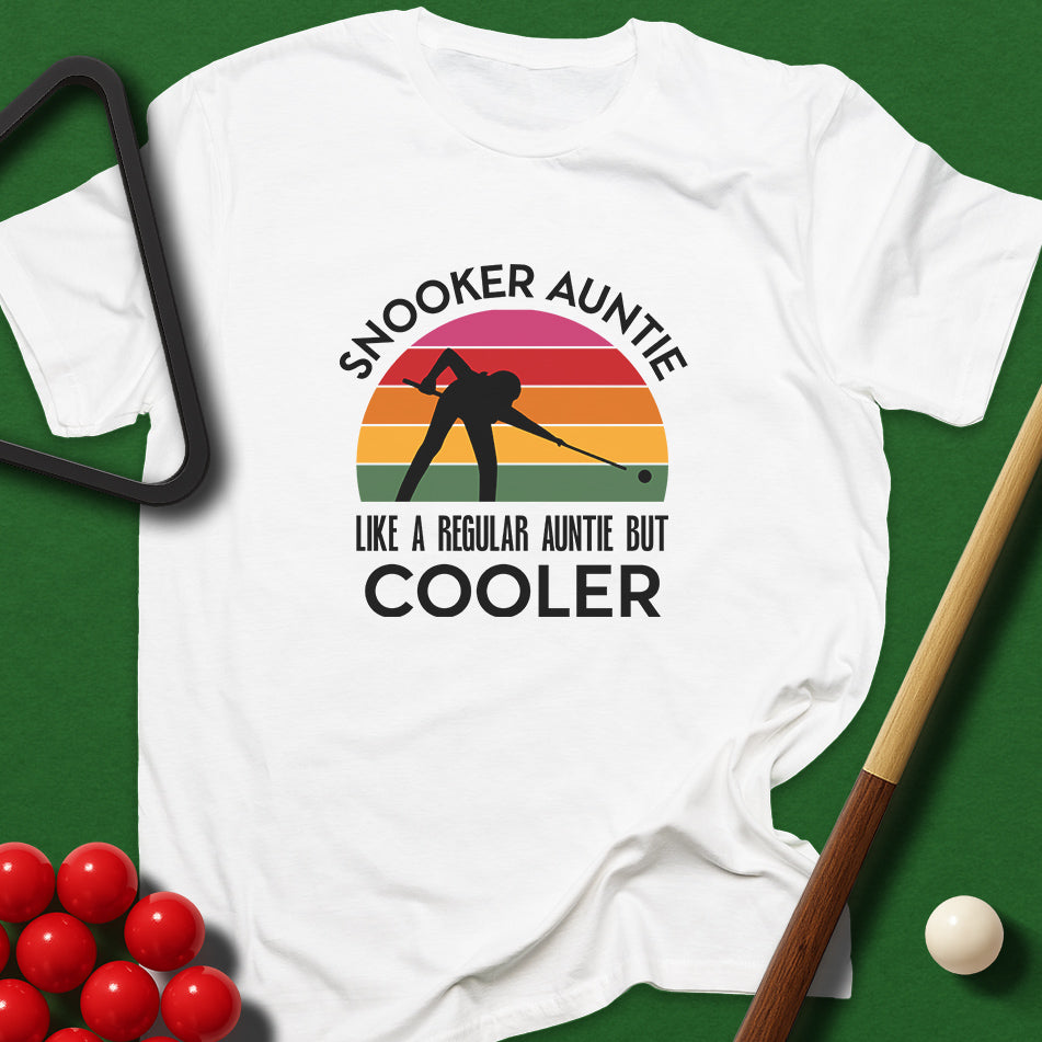 Snooker Auntie - Like A Regular Auntie But Cooler T-Shirt