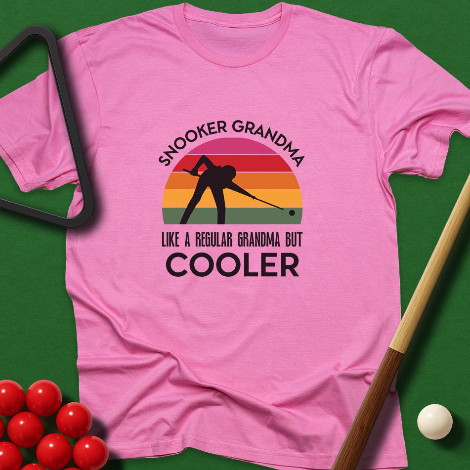 Snooker Grandma - Like A Regular Grandma But Cooler T-Shirt