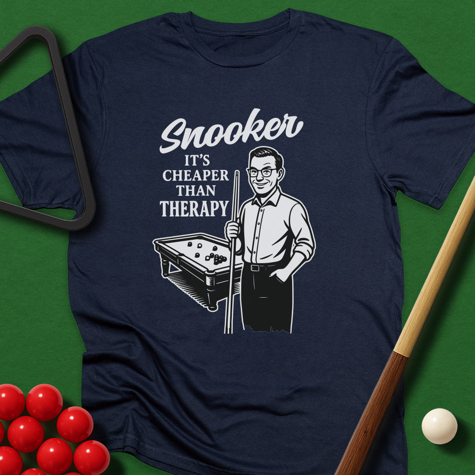 Snooker - It's Cheaper Than Therapy T-Shirt
