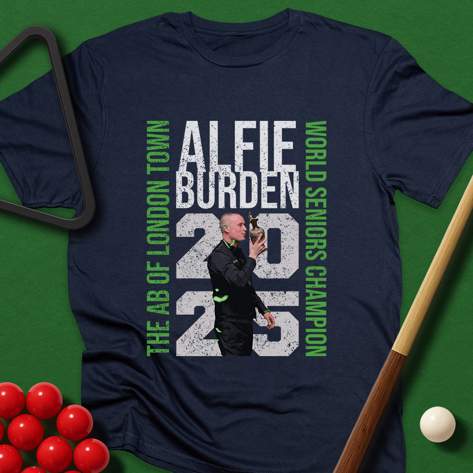 Alfie Burden - World Seniors Champion 2025 T-Shirt