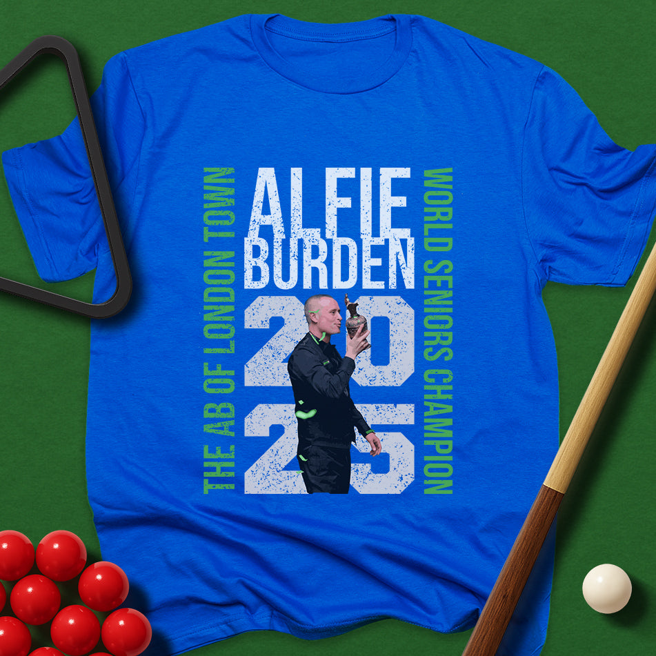 Alfie Burden - World Seniors Champion 2025 T-Shirt