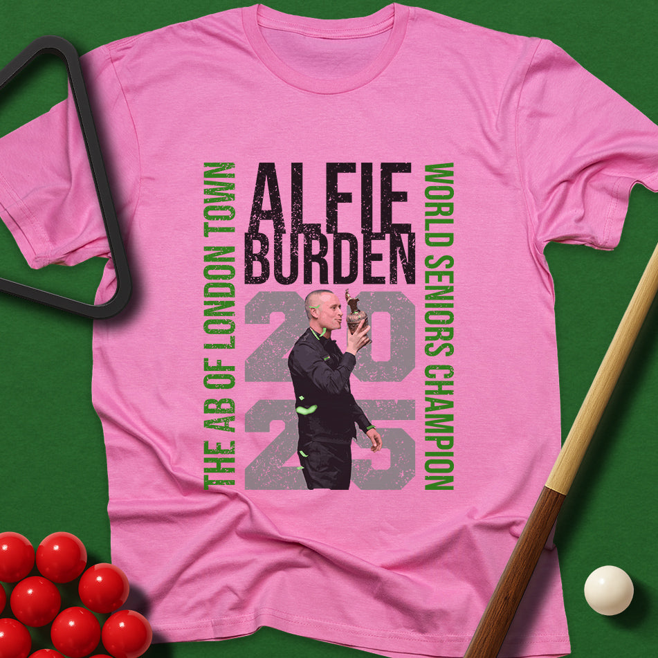 Alfie Burden - World Seniors Champion 2025 T-Shirt