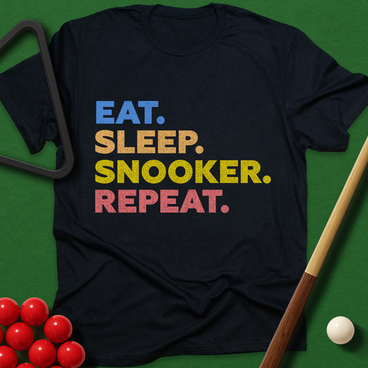 Eat. Sleep. Snooker. Repeat. T-Shirt