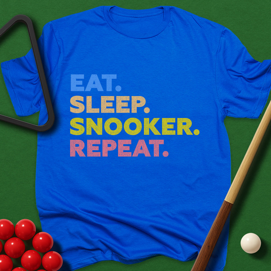 Eat. Sleep. Snooker. Repeat. T-Shirt