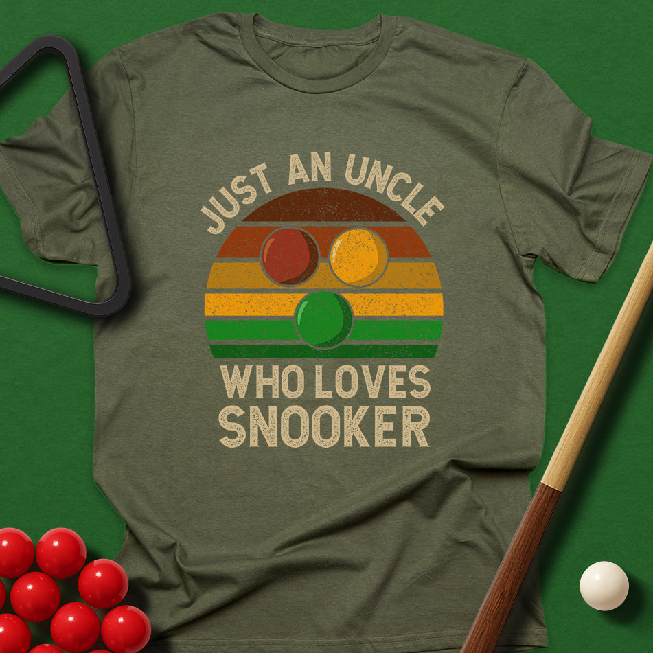 Just An Uncle Who Loves Snooker T-Shirt