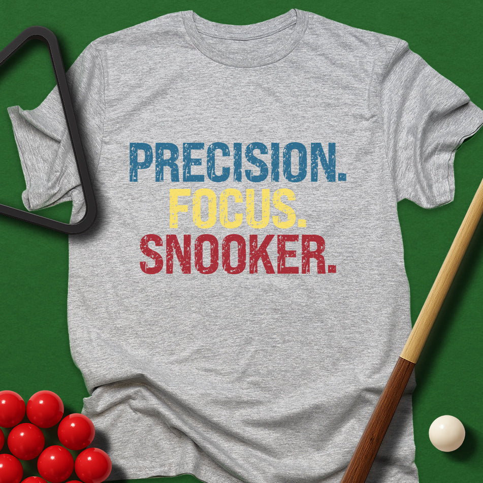 Precision. Focus. Snooker. T-Shirt