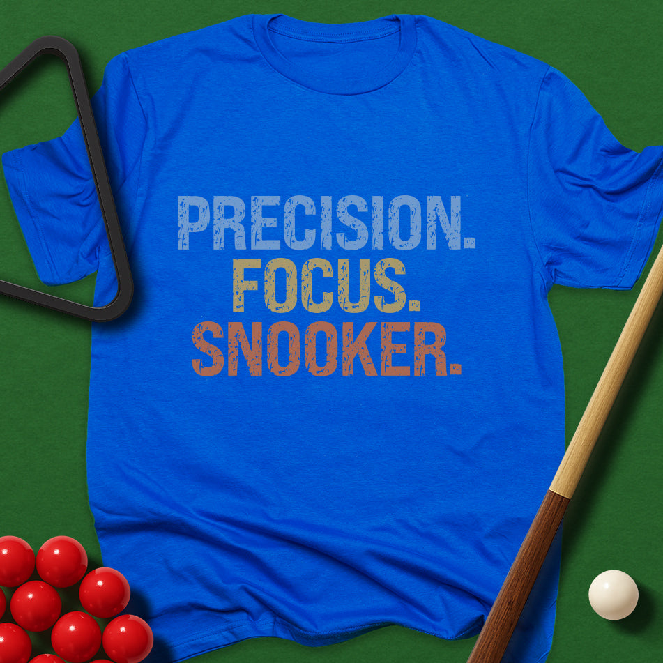 Precision. Focus. Snooker. T-Shirt