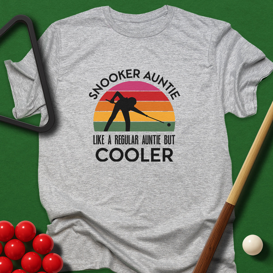 Snooker Auntie - Like A Regular Auntie But Cooler T-Shirt