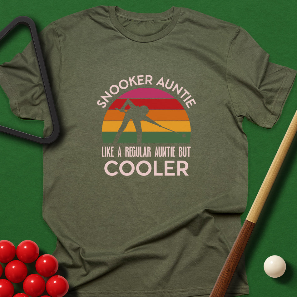 Snooker Auntie - Like A Regular Auntie But Cooler T-Shirt