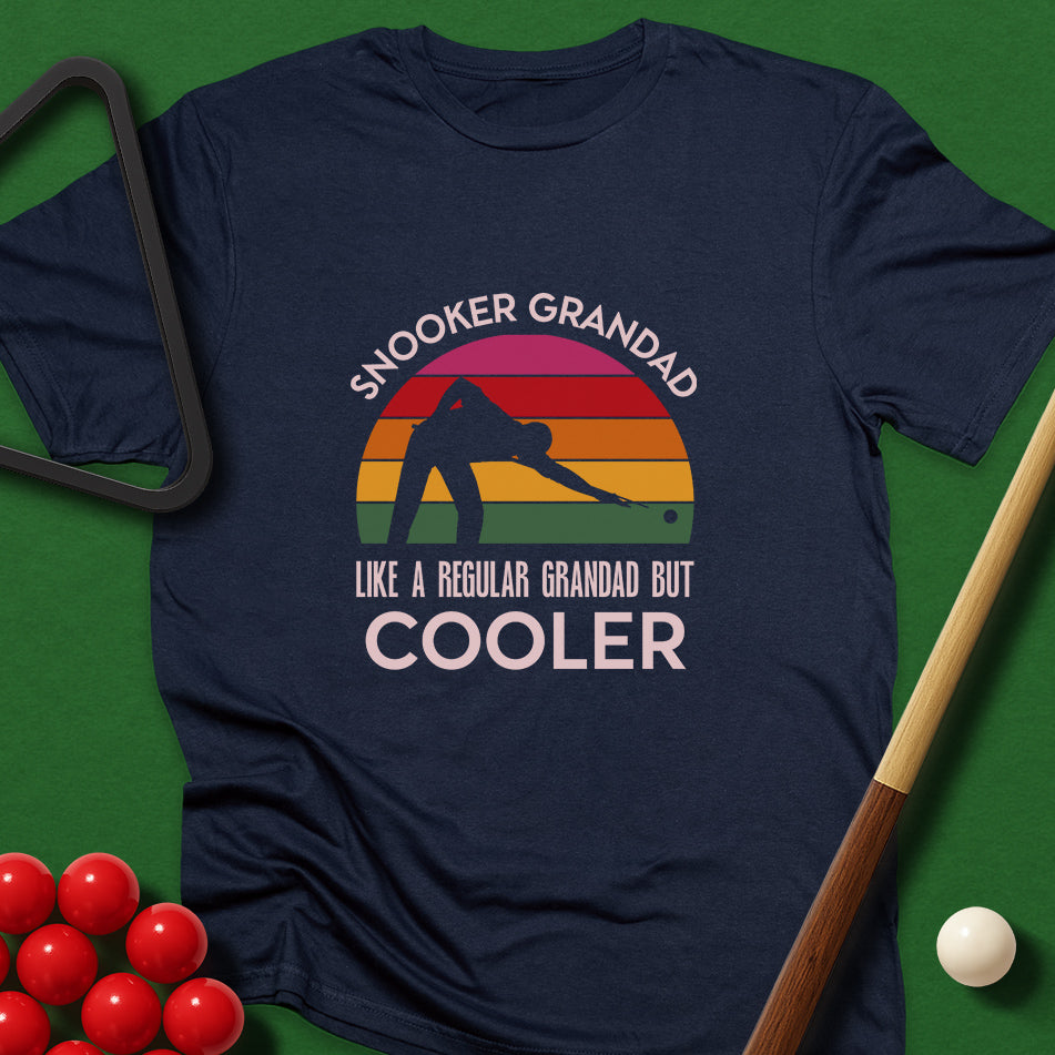 Snooker Grandad - Like A Regular Grandad But Cooler T-Shirt