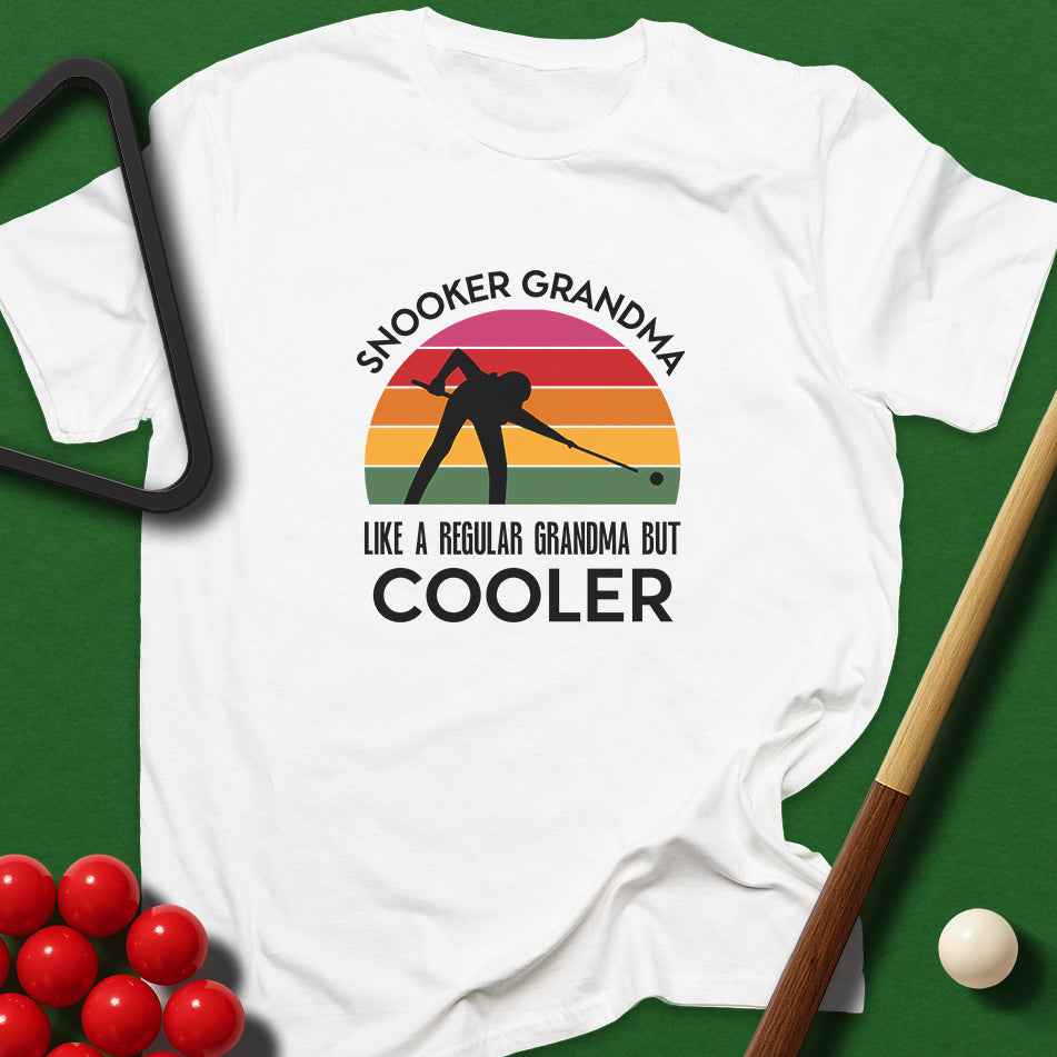 Snooker Grandma - Like A Regular Grandma But Cooler T-Shirt
