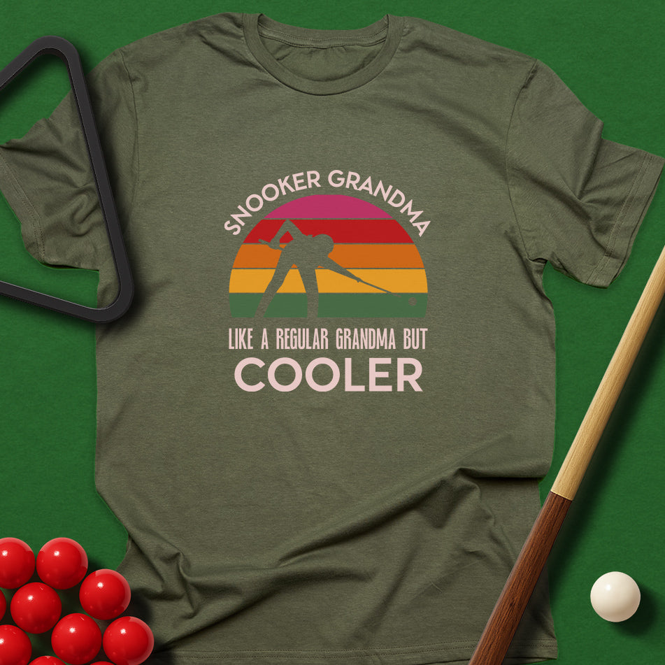 Snooker Grandma - Like A Regular Grandma But Cooler T-Shirt
