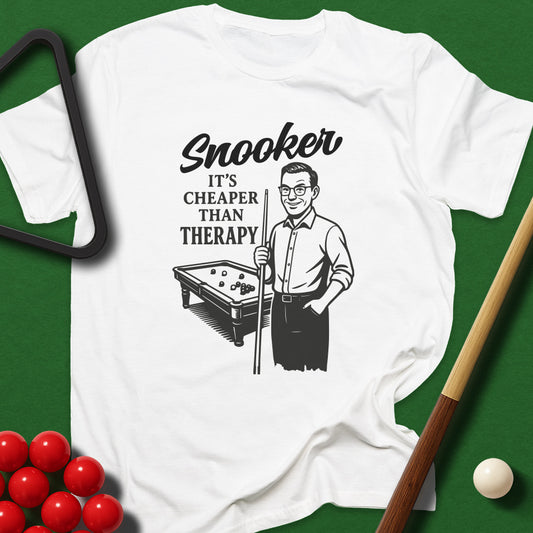 Snooker - It's Cheaper Than Therapy T-Shirt