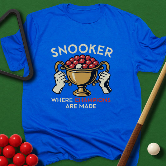 Snooker - Where Champions Are Made T-Shirt