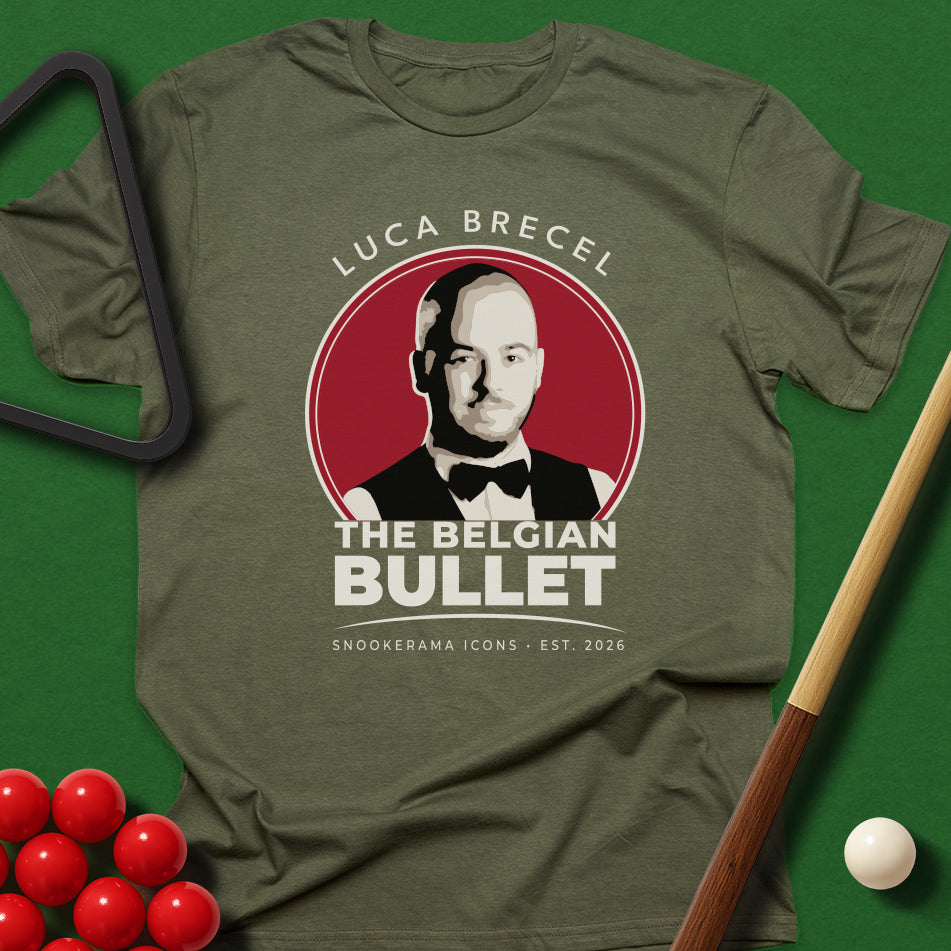 Snookerama Icons - Luca Brecel The Belgian Bullet T-Shirt