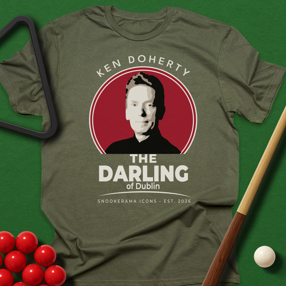 Snookerama Icons - Ken Doherty The Darling of Dublin T-Shirt