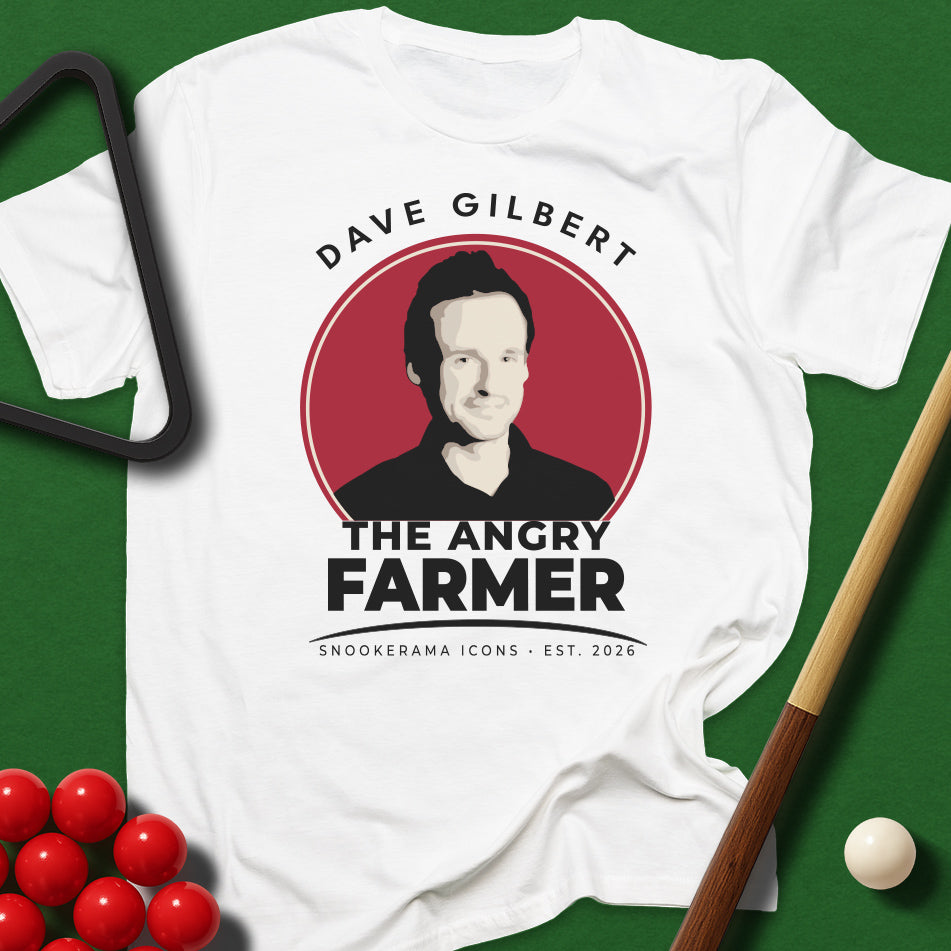 Snookerama Icons - Dave Gilbert The Angry Farmer T-Shirt