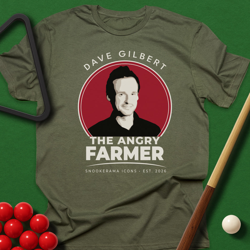 Snookerama Icons - Dave Gilbert The Angry Farmer T-Shirt