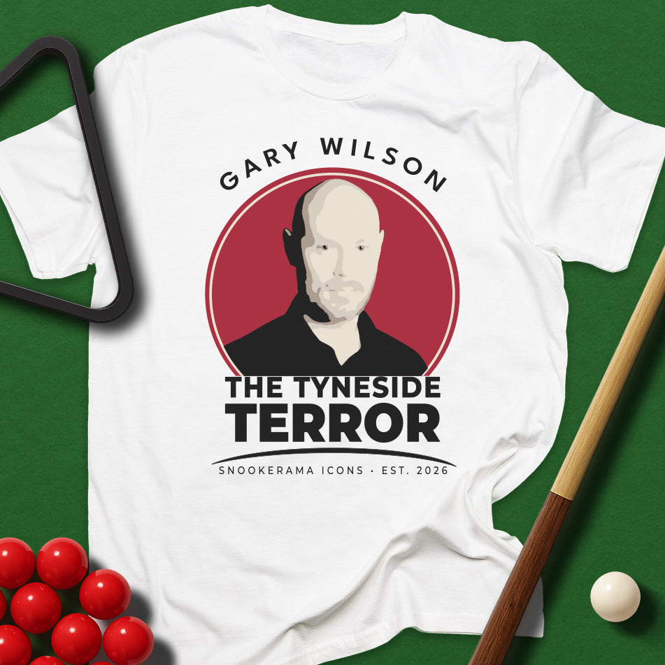 Snookerama Icons - Gary Wilson The Tyneside Terror T-Shirt