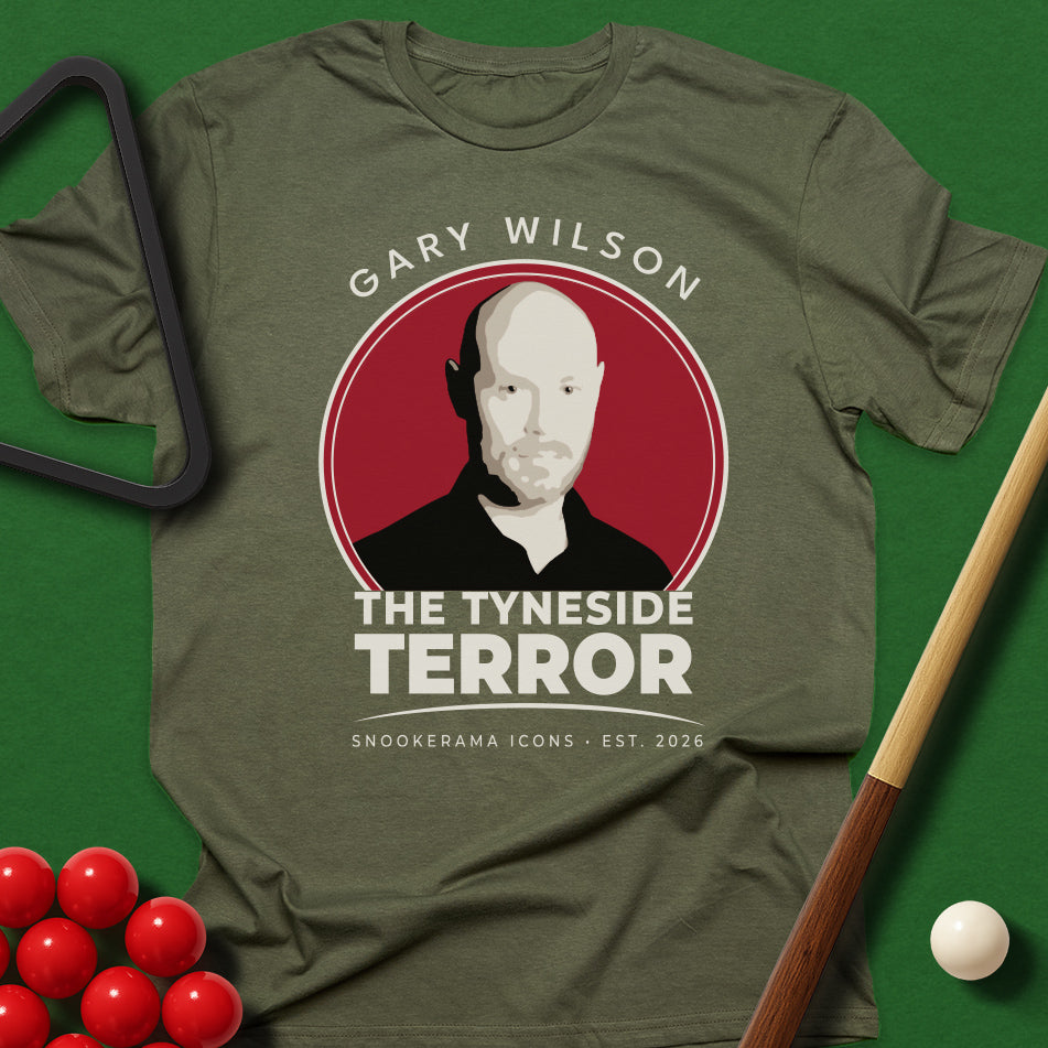 Snookerama Icons - Gary Wilson The Tyneside Terror T-Shirt