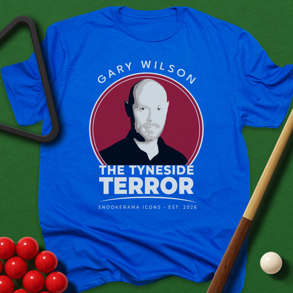 Snookerama Icons - Gary Wilson The Tyneside Terror T-Shirt