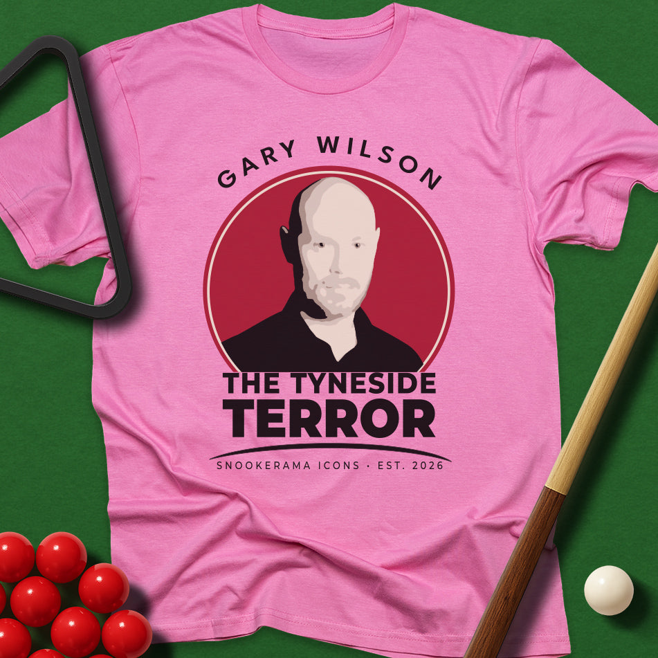 Snookerama Icons - Gary Wilson The Tyneside Terror T-Shirt