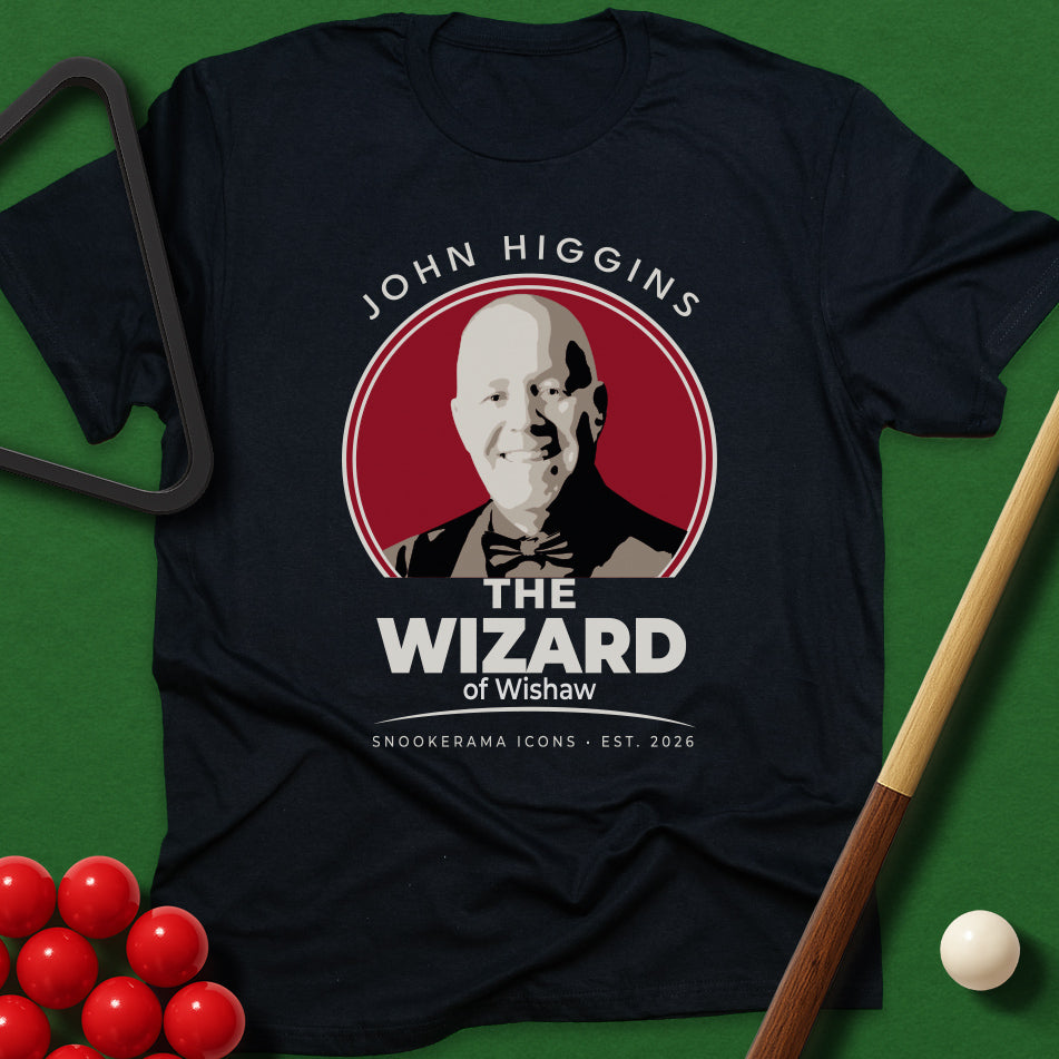 Snookerama Icons - John Higgins The Wizard of Wishaw T-Shirt