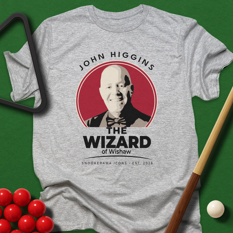Snookerama Icons - John Higgins The Wizard of Wishaw T-Shirt