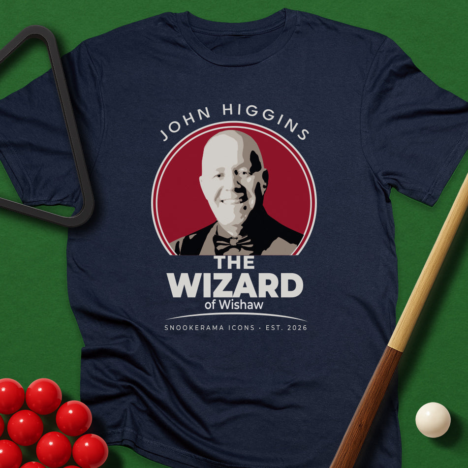 Snookerama Icons - John Higgins The Wizard of Wishaw T-Shirt