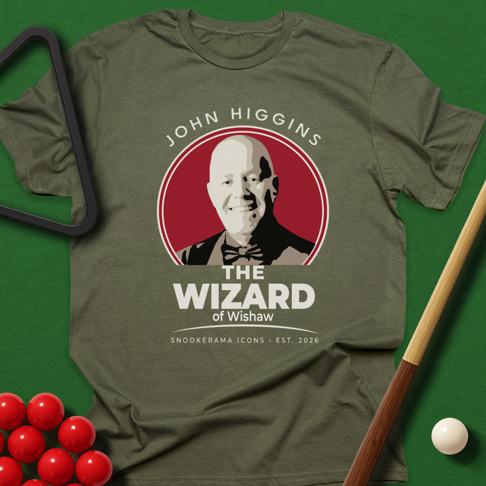Snookerama Icons - John Higgins The Wizard of Wishaw T-Shirt