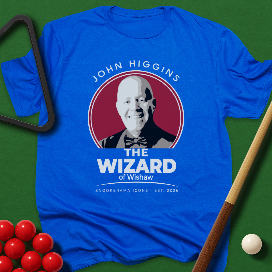 Snookerama Icons - John Higgins The Wizard of Wishaw T-Shirt