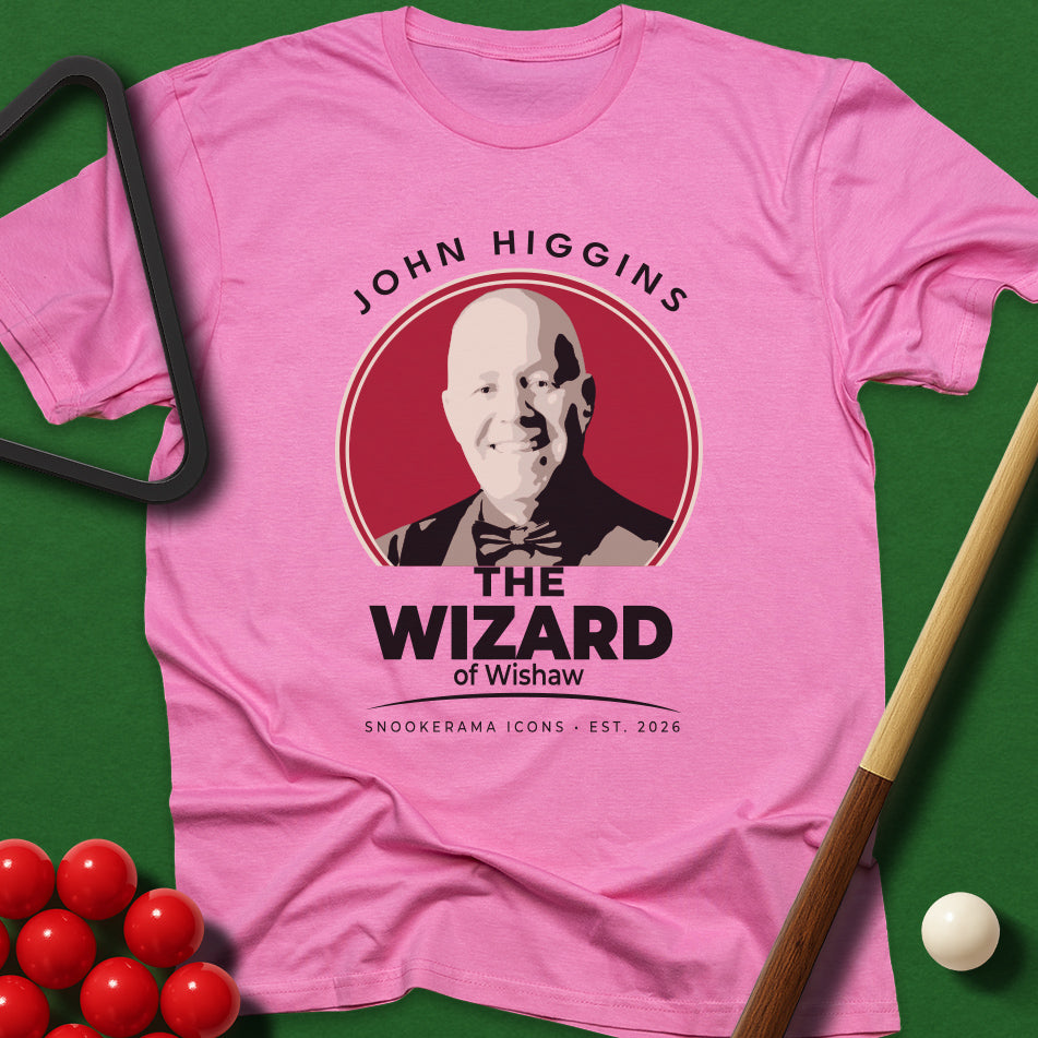 Snookerama Icons - John Higgins The Wizard of Wishaw T-Shirt