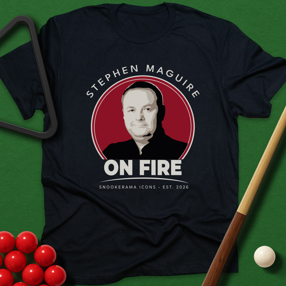Snookerama Icons - Stephen Maguire On Fire T-Shirt