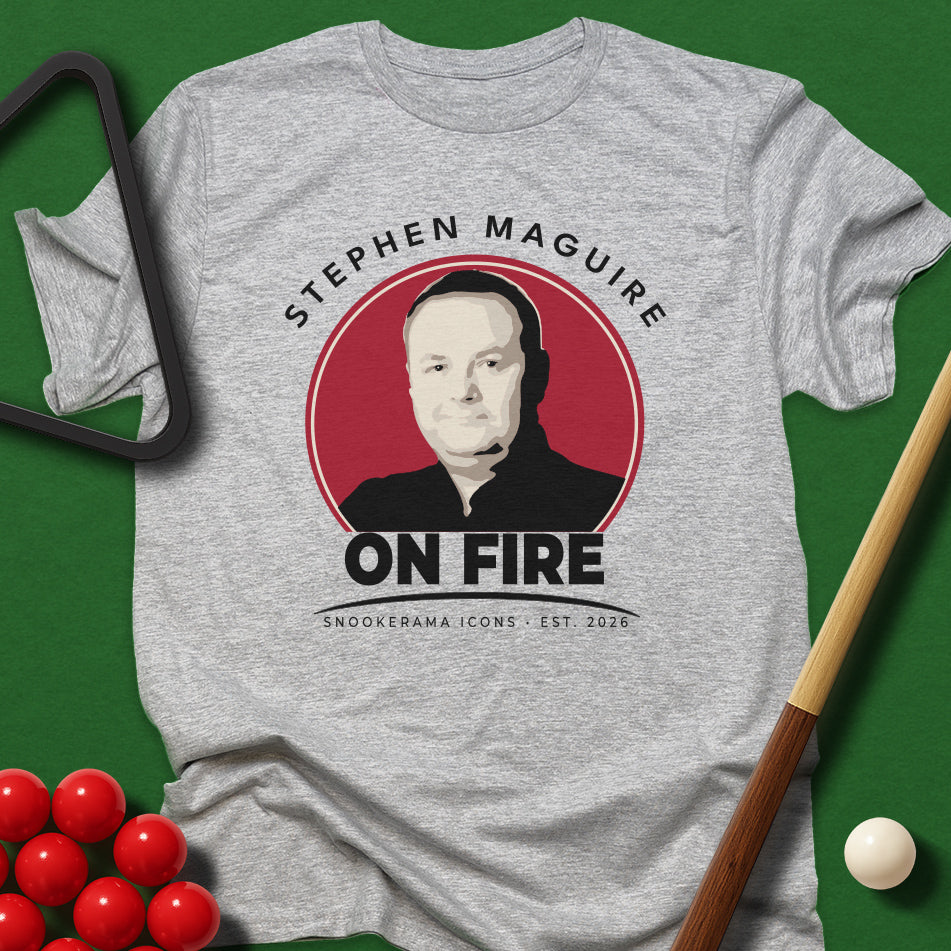 Snookerama Icons - Stephen Maguire On Fire T-Shirt