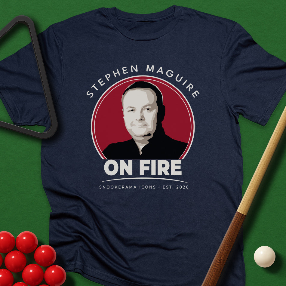 Snookerama Icons - Stephen Maguire On Fire T-Shirt