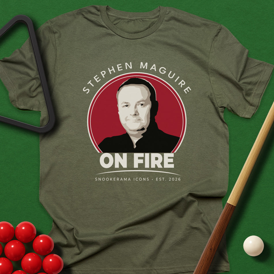 Snookerama Icons - Stephen Maguire On Fire T-Shirt