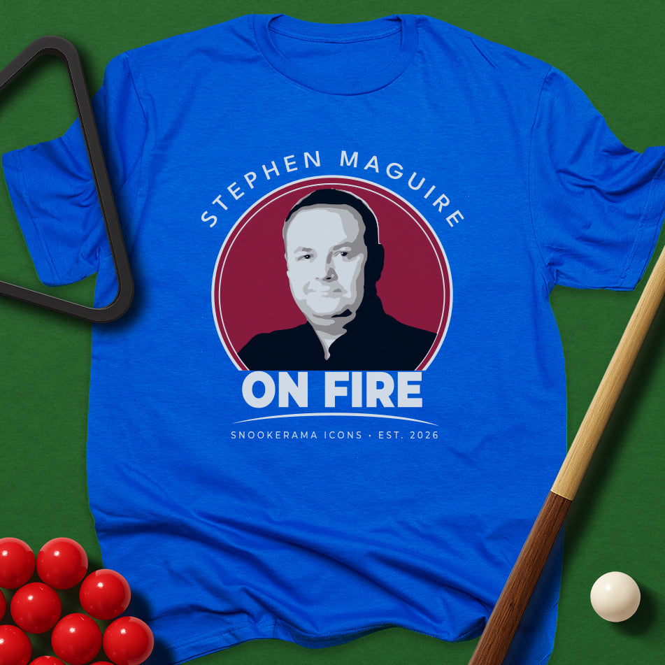 Snookerama Icons - Stephen Maguire On Fire T-Shirt