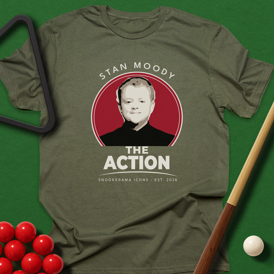 Snookerama Icons - Stan Moody The Action T-Shirt