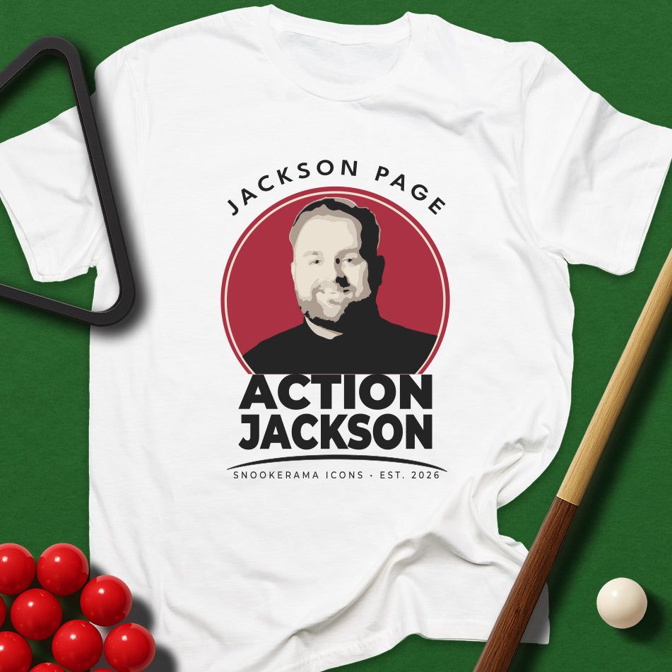 Snookerama Icons - Jackson Page Action Jackson T-Shirt