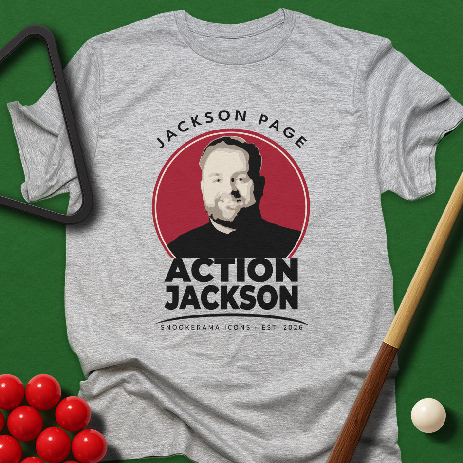 Snookerama Icons - Jackson Page Action Jackson T-Shirt