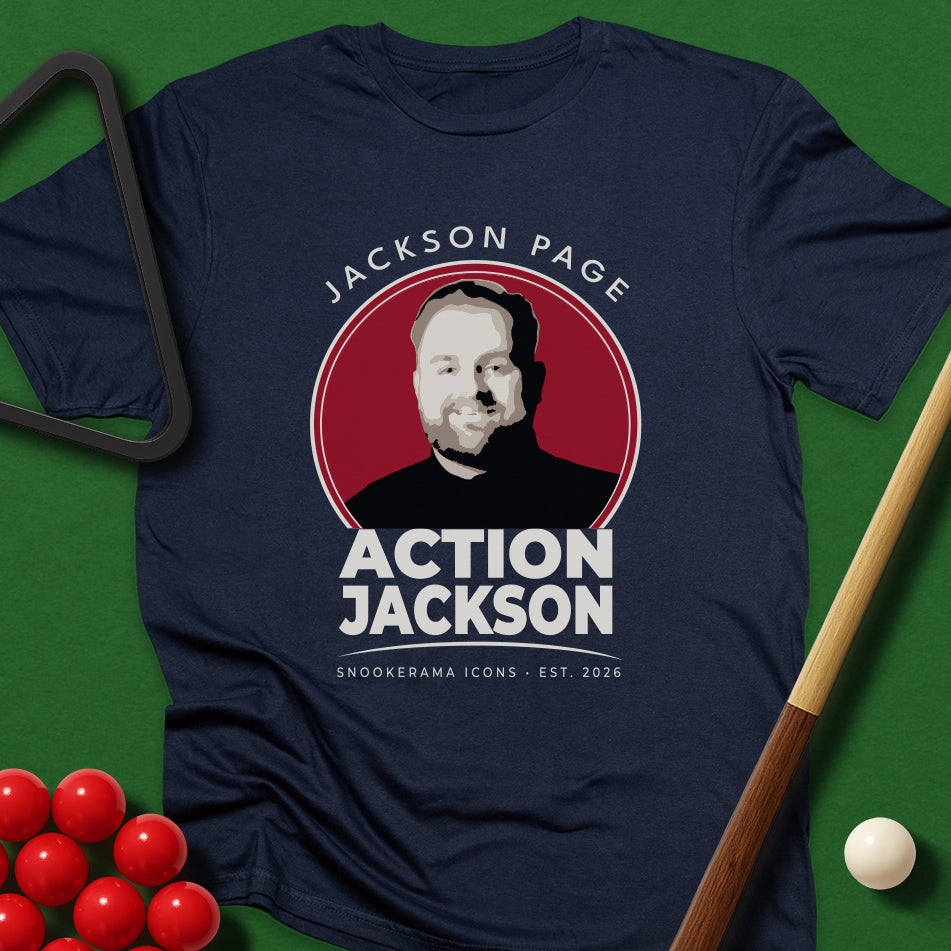 Snookerama Icons - Jackson Page Action Jackson T-Shirt