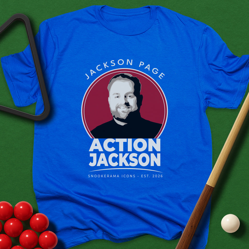 Snookerama Icons - Jackson Page Action Jackson T-Shirt