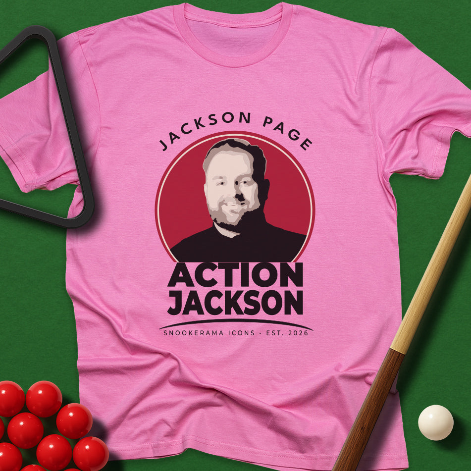 Snookerama Icons - Jackson Page Action Jackson T-Shirt