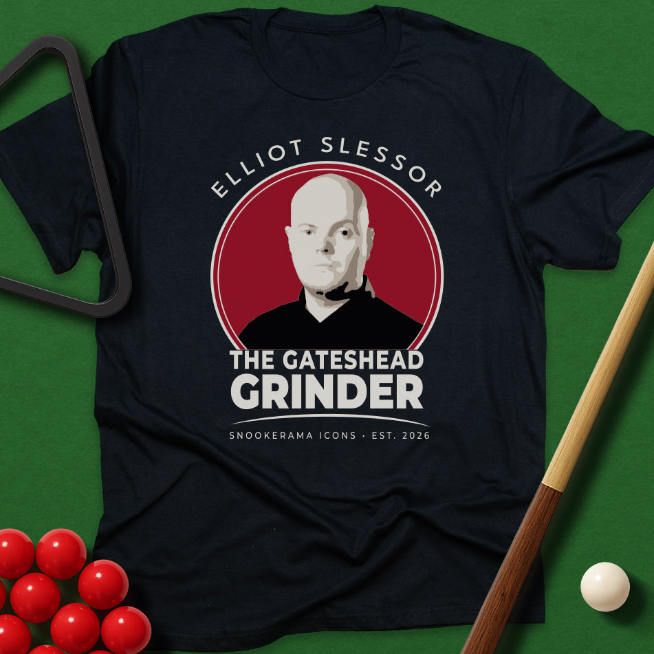 Snookerama Icons - Elliot Slessor The Gateshead Grinder T-Shirt
