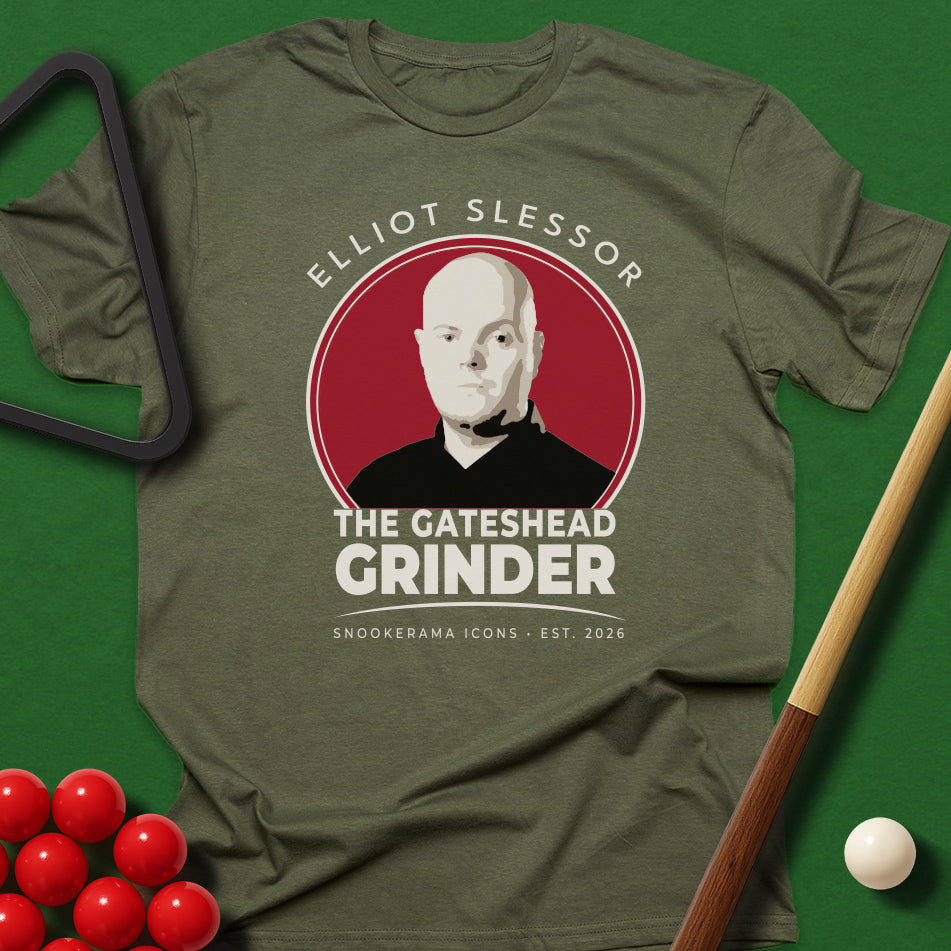 Snookerama Icons - Elliot Slessor The Gateshead Grinder T-Shirt