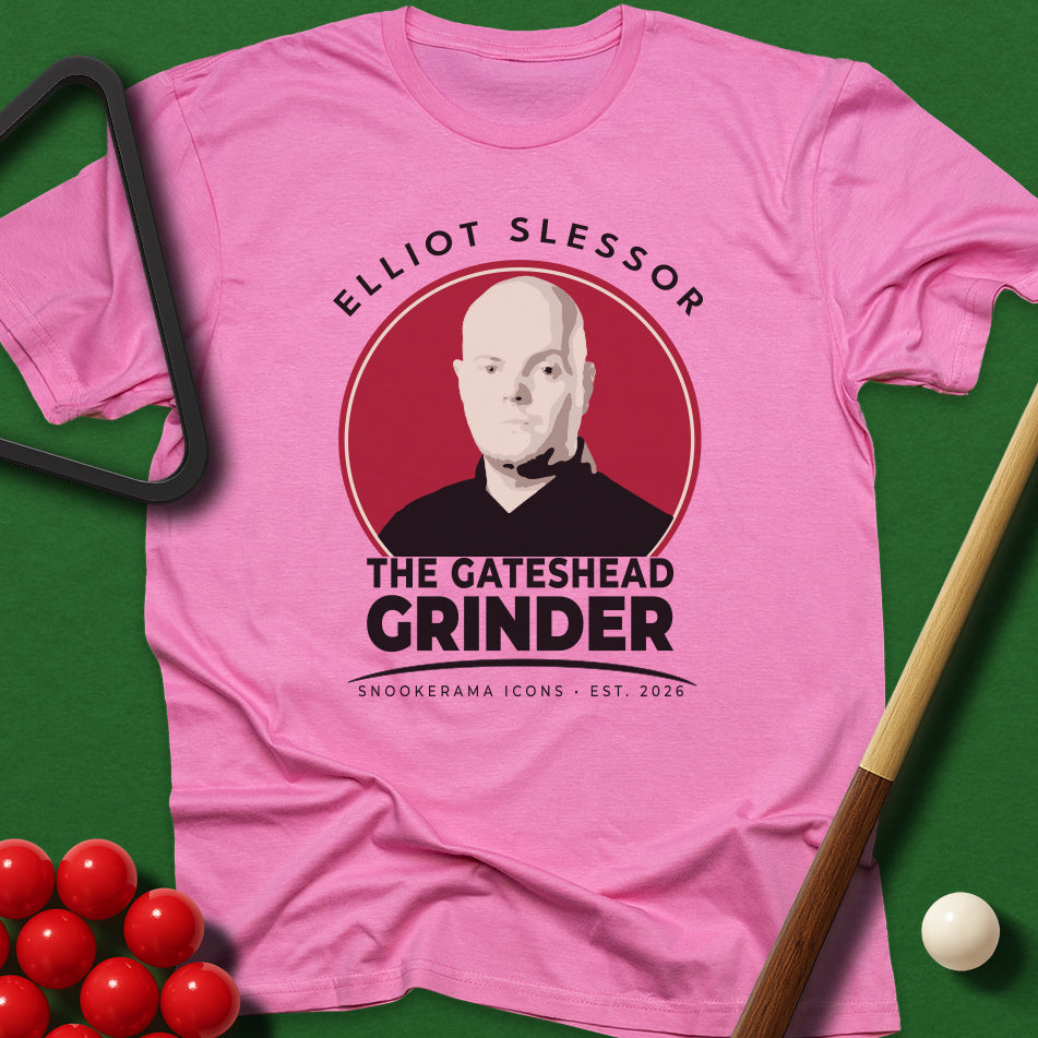 Snookerama Icons - Elliot Slessor The Gateshead Grinder T-Shirt